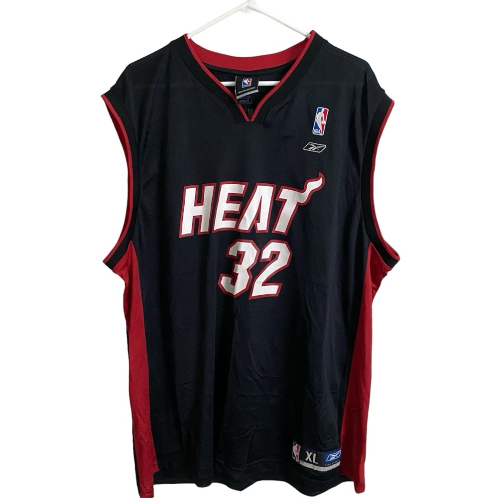 NBA SHAQUILLE O'NEAL MIAMI HEAT REEBOK  BASKETBALL JERSEY #32
